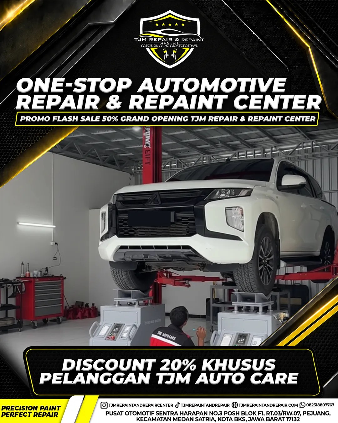 Discount 20% Khusus Pelanggan TJM Auto Care