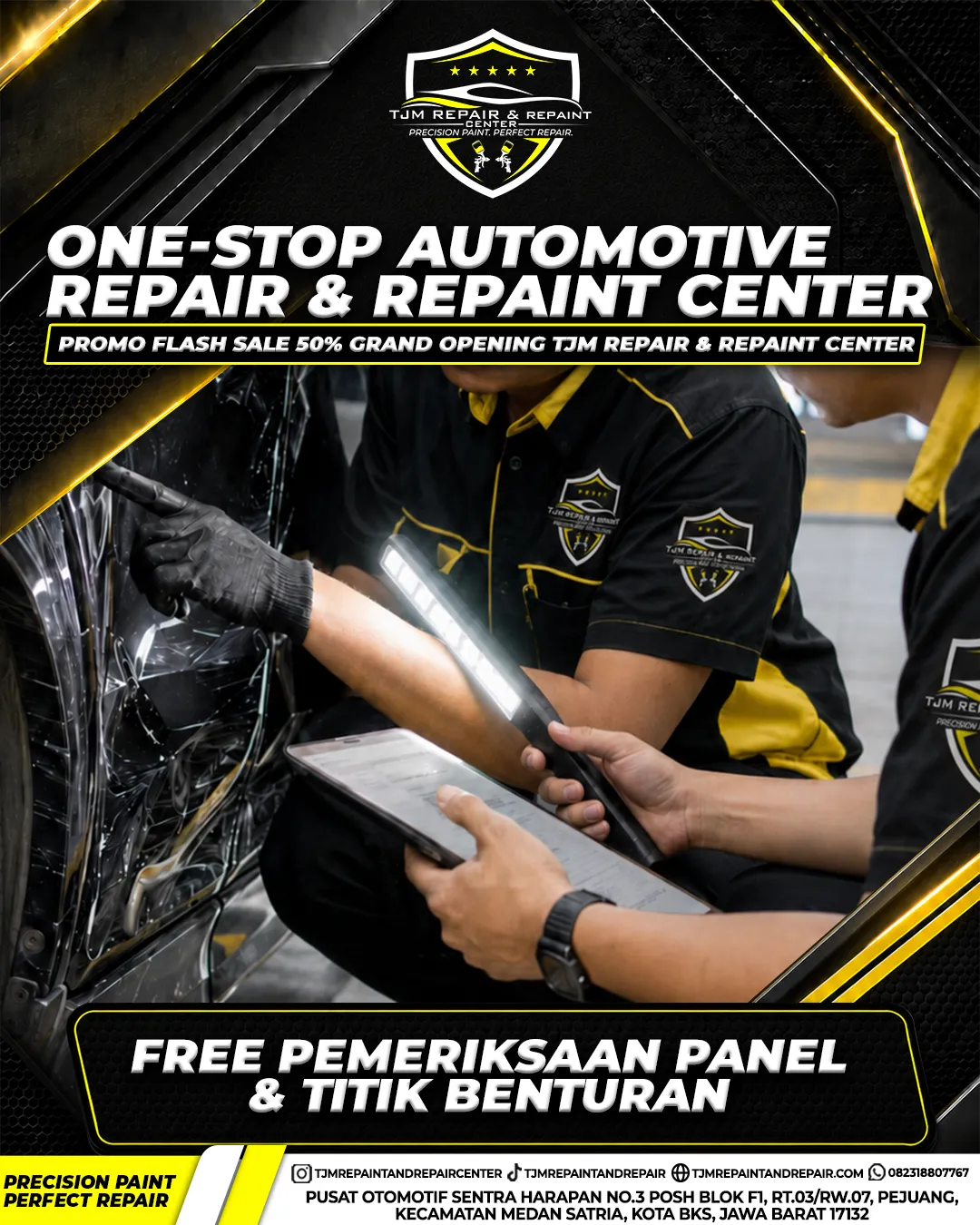 Free Pemeriksaan Panel & Titik Benturan