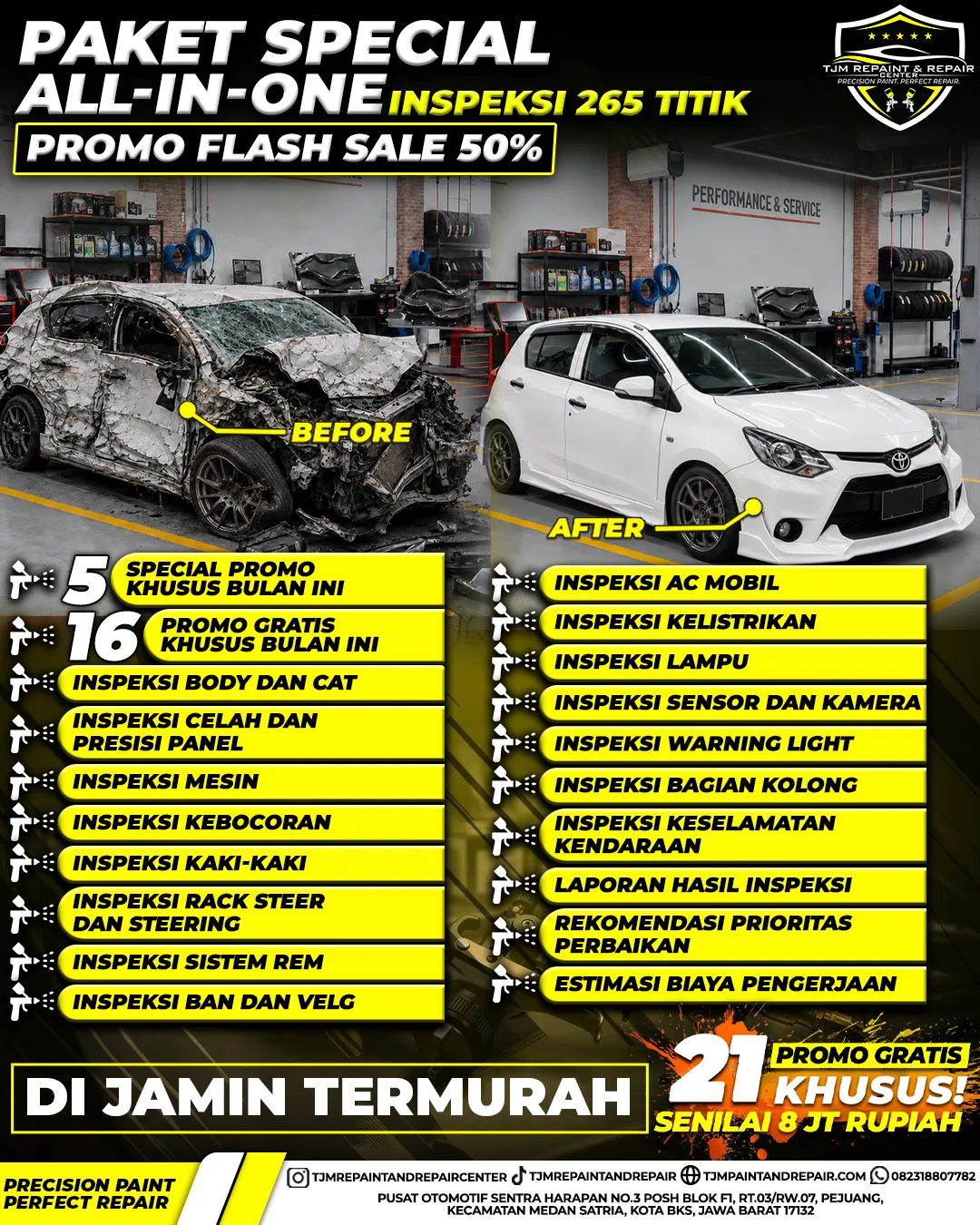 PAKET SPECIAL ALL-IN-ONE INSPEKSI 265 TITIK