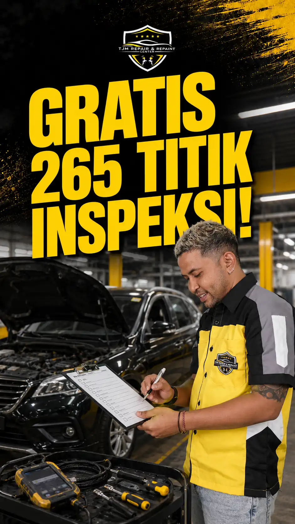 Klaim Layanan Gratis 265 Titik Inspeksi & Shaking Test